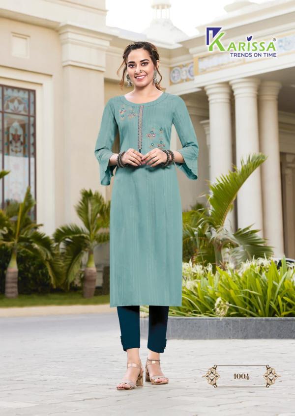 Karissa Rim Zim Viscose Ethnic Wear Designer Kurti Collection